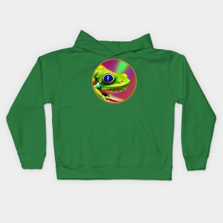 Giant Day Gecko of Madagascar Kids Hoodie